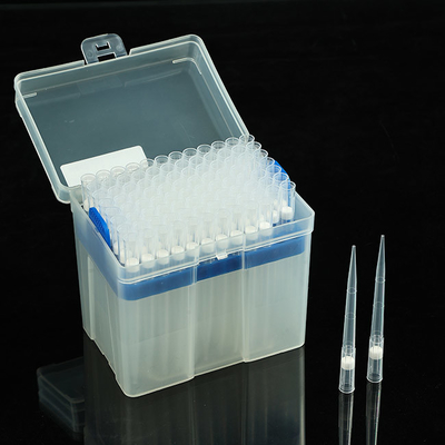 1250ul Beyaz Tek Kullanımlık Pipet Uçları Gilson Pipet İçin Düşük Adsorpsiyon