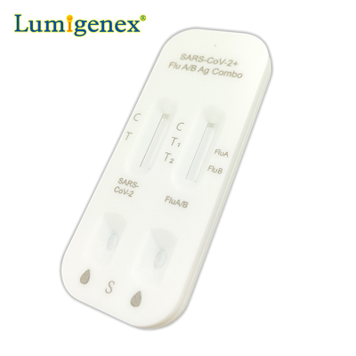 Grip A + B için Kolloidal Altın Antijen Combo Hızlı Test Burun Çubuğu