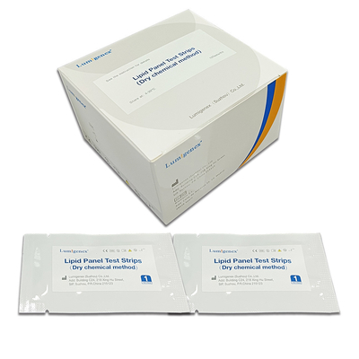 Kuru Kimyasal Yöntemle 2 Dakikalık HDL Lipid Panel Test Stripleri