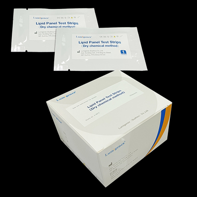 Lipid Panel Test Şeritleri Dislipidemi Tespiti CE Kayıtlı CFDA Sertifikası