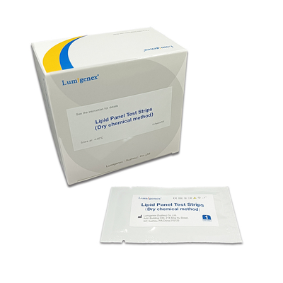 Profesyonel ve Ev Testi Hızlı Testi İçin Kutu Depolama Lipid Paneli Test Şeritleri