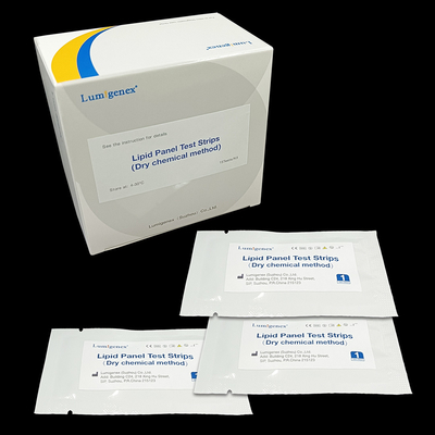 Dislipidemi Yönetimi için Lipid Panel Test Şeritleri 15 test/kutu