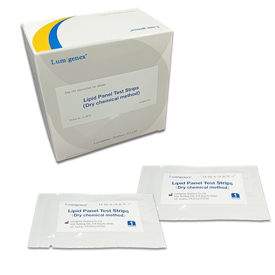 Kuru Kimyasal Yöntemle 2 Dakikalık HDL Lipid Panel Test Stripleri