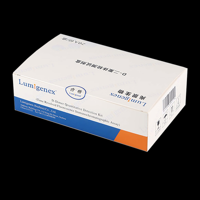 ISO13485 POC Test Kiti TRFIA Teknolojisine Göre Tam Kan D-Dimer Kardiyak İşaretleyici