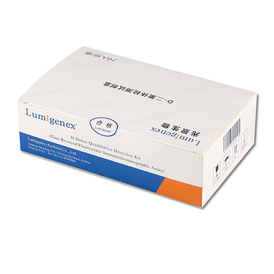 ISO13485 POC Test Kiti TRFIA Teknolojisine Göre Tam Kan D-Dimer Kardiyak İşaretleyici