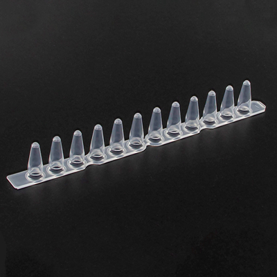 8 / 12 Strip PCR Tüpleri 0.2 Ml 0.5 Ml Beyaz Renk Şeffaf