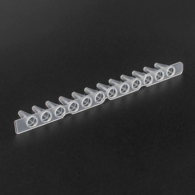 8 / 12 Strip PCR Tüpleri 0.2 Ml 0.5 Ml Beyaz Renk Şeffaf
