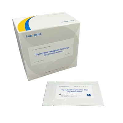 Doğru ve Hızlı Sonuçlar İçin CE / ISO13485 Hızlı Glikosile Hemoglobin Test Şeritleri
