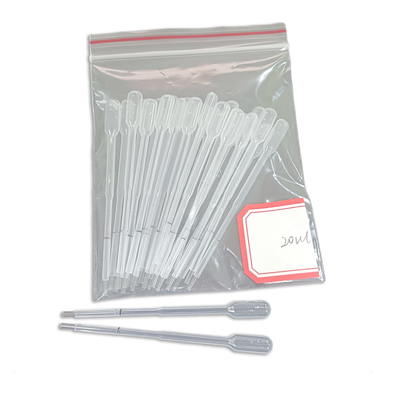 Tıbbi Sınıf LDPE Kendinden Fitilli Pasteur Kılcal Pipet Tek Kullanımlık