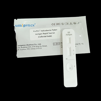 Kolloidal Altın CE Belgeli Lumigenex Helicobacter Pylori Hızlı Testi