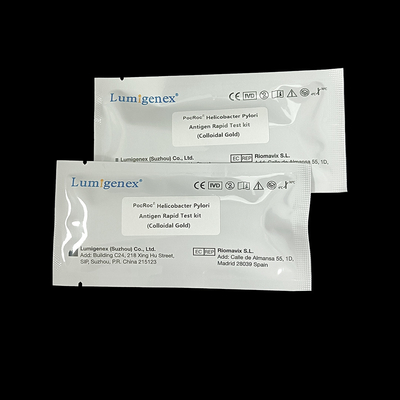 Helicobacter Pylori Antigen Hızlı Test Kaseti Dışkı Örneği Dışkı Örneği H.P Hızlı Test CE Onaylı