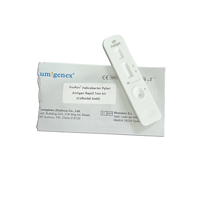 Kolloidal Altın Helicobacter Pylori Antijen Hızlı Test Kiti Dışkı Örneği Dışkı Örneği