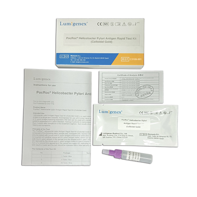 Ana Sayfa Test Helicobacter Pylori Antijen Hızlı Test Kiti(Kolloidal Altın) Dışkı Örneği ile H.Pylori Hızlı Testi
