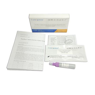 Kolloidal Altın Helicobacter Pylori Antijen Hızlı Test Kiti Dışkı Örneği Dışkı Örneği