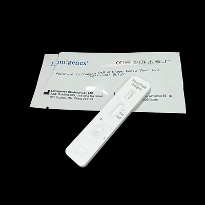 Grip A Grip B Teşhisi İçin CE Onaylı Antijen Hızlı Test Kiti Kolloidal Altın