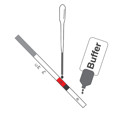 Bulaşıcı Hastalık Tespit Aracı Sıtma PF/PV Antijen Hızlı Test Kiti Kolloidal Altın CE Kayıtlı