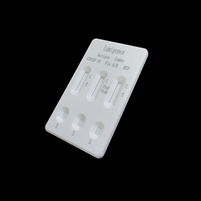 SARS-CoV-2 / Influenza A+B / RSV Antigen Combo Hızlı Test Kiti 3 Damla Örnek Hacmi