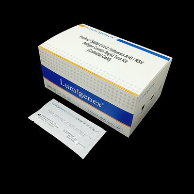 SARS-CoV-2 / Influenza A+B / RSV Antigen Combo Hızlı Test Kiti 3 Damla Örnek Hacmi