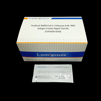 SARS-CoV-2 / Influenza A+B / RSV Antigen Combo Hızlı Test Kiti Kolloidal Altın