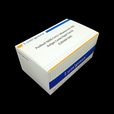 Covid19/ Influenza A+B/RSV Antigen Combo Hızlı Test Kiti Kolloidal Altın CE Kayıtlı Antijen Hızlı Test Kiti