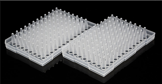 ABI Tek Kullanımlık Kültür Plakası, 0.2ml PCR 96 Kuyu Plaka Yüksekliği Etek