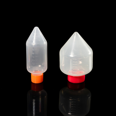 Plastik PCR Sarf Malzemeleri Konik V Tabanlı 250 Ml Santrifüj Şişeleri