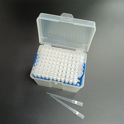 1250ul Beyaz Tek Kullanımlık Pipet Uçları Gilson Pipet İçin Düşük Adsorpsiyon