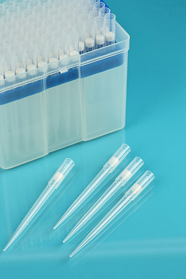 Laboratuvar Temizle Tek Kullanımlık Mikropipet Uçları, 1250ul Pipet Uçları