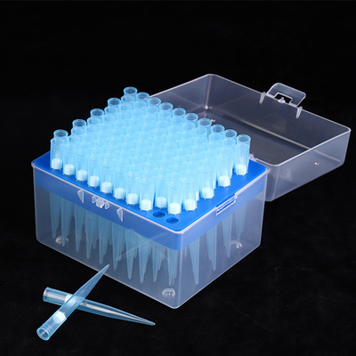 PP Tek Kullanımlık Pipet Uçları, Raflı 1000ul Filtrelenmiş Pipet Uçları