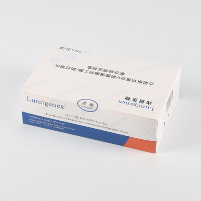 20 Test/Kit POC Test Kiti , CK-MB Test Kiti Kolloidal Altın Testi