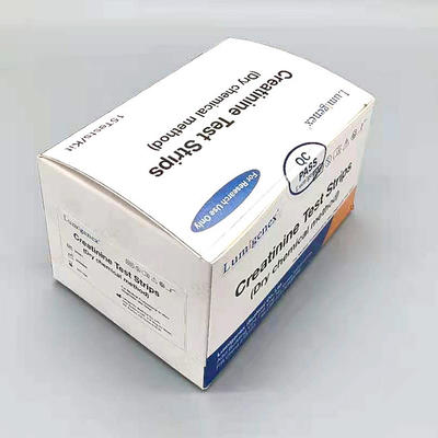 CE Kreatinin Test Şeritleri, 15 Test / Kutu Tıbbi Test Şeritleri