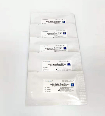 Kuru Kimya Analizi ile CE 20μL Kan Ürik Asit Test Şeritleri