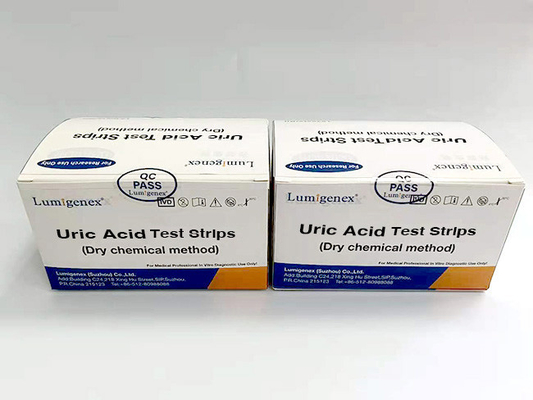 İyi Hassasiyet 15 Test/Kutu Ürik Asit Test Şeritleri CE Sertifikası