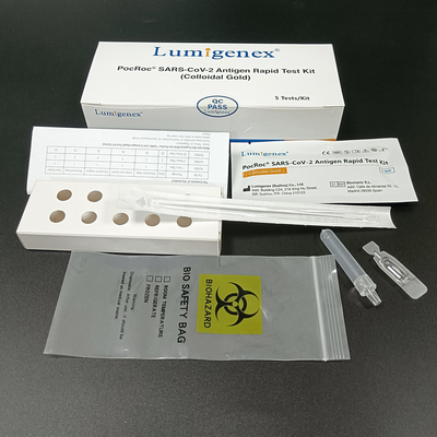 Home Plastik 25 Parça Antijen Hızlı Test Kiti %93,33 Hassasiyet