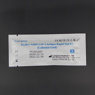 Covid-19 Yüksek Hassasiyet İçin Nazal Swab Teşhis Kolloidal Altın Test Kiti