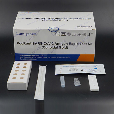 SARS-CoV-2 20 Dakika Hızlı Antijen Swab Test Kiti Ev Koleksiyonu