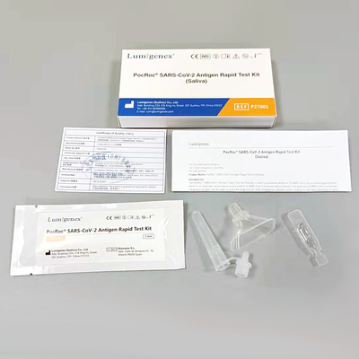 Bireysel paket SARS-CoV-2 Antijen Hızlı Test Kitleri (Tükürük)